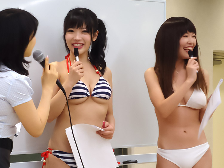 2014ミス東スポ 藤田恵名さん・ももゆいさん 予想会